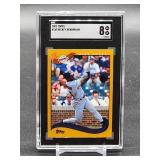 2002 Topps Rickey Henderson Baseball card #165 SGC 8