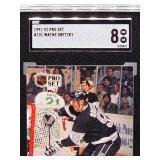 1991-92 Pro Set Wayne Gretzky Hockey Card #101 SGC 8