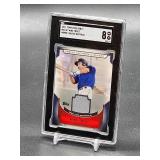 2011 Topps Pro Debut Mike Trout Minor League Baseball Jersey Card #MM-MT SGC 8