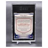 2011 Topps Pro Debut Mike Trout Minor League Baseball Jersey Card #MM-MT SGC 8