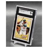 2008 Upper Deck Frank Thomas Baseball Card #172 SGC 9