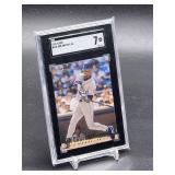 1996 Fleer Ken Griffey Jr Baseball Card #238 SGC 7