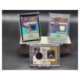 (3) Assorted Limited Print Baseball Jersey Cards