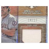 (3) Assorted Limited Print Baseball Jersey Cards