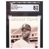 1993 Score Ken Griffey Jr Baseball Card #536 SGC 8