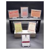 (5) Assorted Vintage & (1) Current Pete Rose Baseball Cards