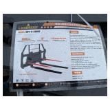Landhonor Mini Skid Steer Pallet Fork Frame MPF-11-2000G