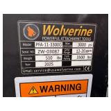 WOLVERINE Hydraulic Adjustable Pallet Forks PFA-11-3300G