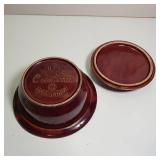 Hull Brand Vintage Glazed Brown Stoneware Casserole Dish