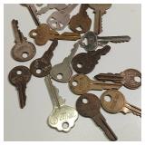 Large Lot of Miscellaneous Vintage Keys