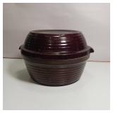 Ceramic Vintage Casserole Dish - Can be used as a 'Dutch Oven'