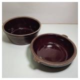 Ceramic Vintage Casserole Dish - Can be used as a 'Dutch Oven'