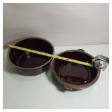 Ceramic Vintage Casserole Dish - Can be used as a 'Dutch Oven'