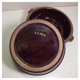 Ceramic Vintage Casserole Dish - Can be used as a 'Dutch Oven'
