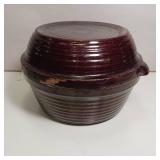 Ceramic Vintage Casserole Dish - Can be used as a 'Dutch Oven'