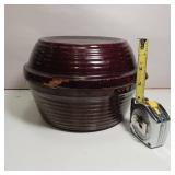 Ceramic Vintage Casserole Dish - Can be used as a 'Dutch Oven'