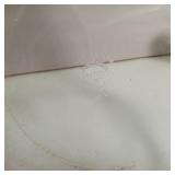 Lot of Vintage PYREX 10 inch Glass Pie Pans and Nice Enamel Kettle with Tea Ball - no dings