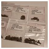 Eight packages total, Brass and Brass plated beads