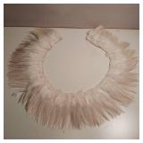 29 Inches of beautiful natural rooster hackle saddle feathers.