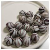 Vintage Purple Stripe Marble collection (20 pcs)