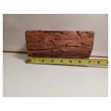 Beautiful, natural tamarack wood floating wall shelf