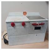 1950's Vintage 'Little Lady' Electric Toy stove! (Works!  We use it to keep our coffee mugs warm in the winter)