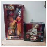 NIB Star Wars Episode #1 - Anakin Skywalker, and Queen Amidala Toy Dolls