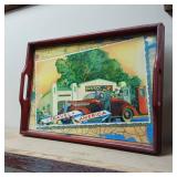 Travel America breakfast in bed tray  (real wood!)