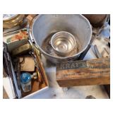 Huge Lot!  Vintage tools of all kinds - includes antique tool box - all for one bid!