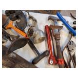 Huge Lot!  Vintage tools of all kinds - includes antique tool box - all for one bid!