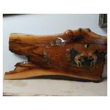 T/C Custom Wood Inc. 26x13-in hand-painted wooden wall hanging clock base