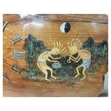 T/C Custom Wood Inc. 26x13-in hand-painted wooden wall hanging clock base