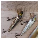 3 lures REBEL Floater (New in original package), Rebel Sinker, & one unmarked.