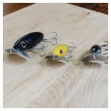 3 PC Jitterbug Lures. 2 small, one large. Akron, Ohio