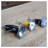 3 PC Jitterbug Lures. 2 small, one large. Akron, Ohio