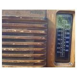 Vintage 1946 Philco Model 46-1203 tube radio and record player in a wooden case - works!