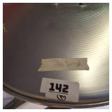 Tabletop propane patio heater, Sunheat Round Golden Hammered model - works