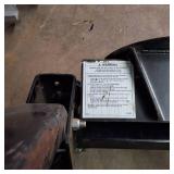 5th wheel trailer hitch designed for towing large trailers or campers.