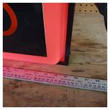 Vintage Conoco illuminated sign - WORKS - Approx. 25inches. Two-Sided design - Top hanging loops