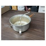 Vintage Foley food mill, commonly used for mashing and straining foods like applesauce or tomatoes