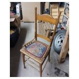 Vintage wooden high chair
