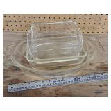 Lot of Pyrex glass baking dishes