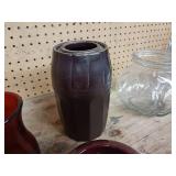 These vintage apothecary jars originally used in pharmacies to store and display medicines and chemicals