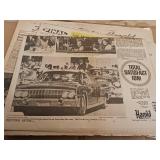 November 22, 1963, edition of The Minneapolis Star newspaper featuring the assassination of President John F. Kennedy.