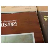 Collection of vintage issues of 'Montana The Magazine of Western History' and a book titled 'Tucson Rodeo Parade & Museum'.