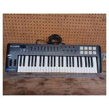 Novation Launchkey 49 MIDI controller keyboard.