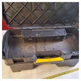 DEWALT 24-inch Resin Tool Tote with a removable power tool case, model number DWST24070