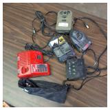 Milwaukee M18 & M12 Multi-Voltage Charger (Model 48-59-1812).  and other chargers plus a trail cam!