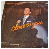 Collection of vintage Frank Sinatra vinyl LP records