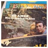 Large lot as a collection of vintage vinyl records featuring The Temptations and several other artists.